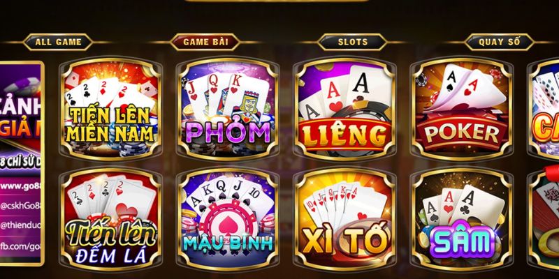 Trò chơi Tiền lên miền nam trong game bài đổi thưởng Go88